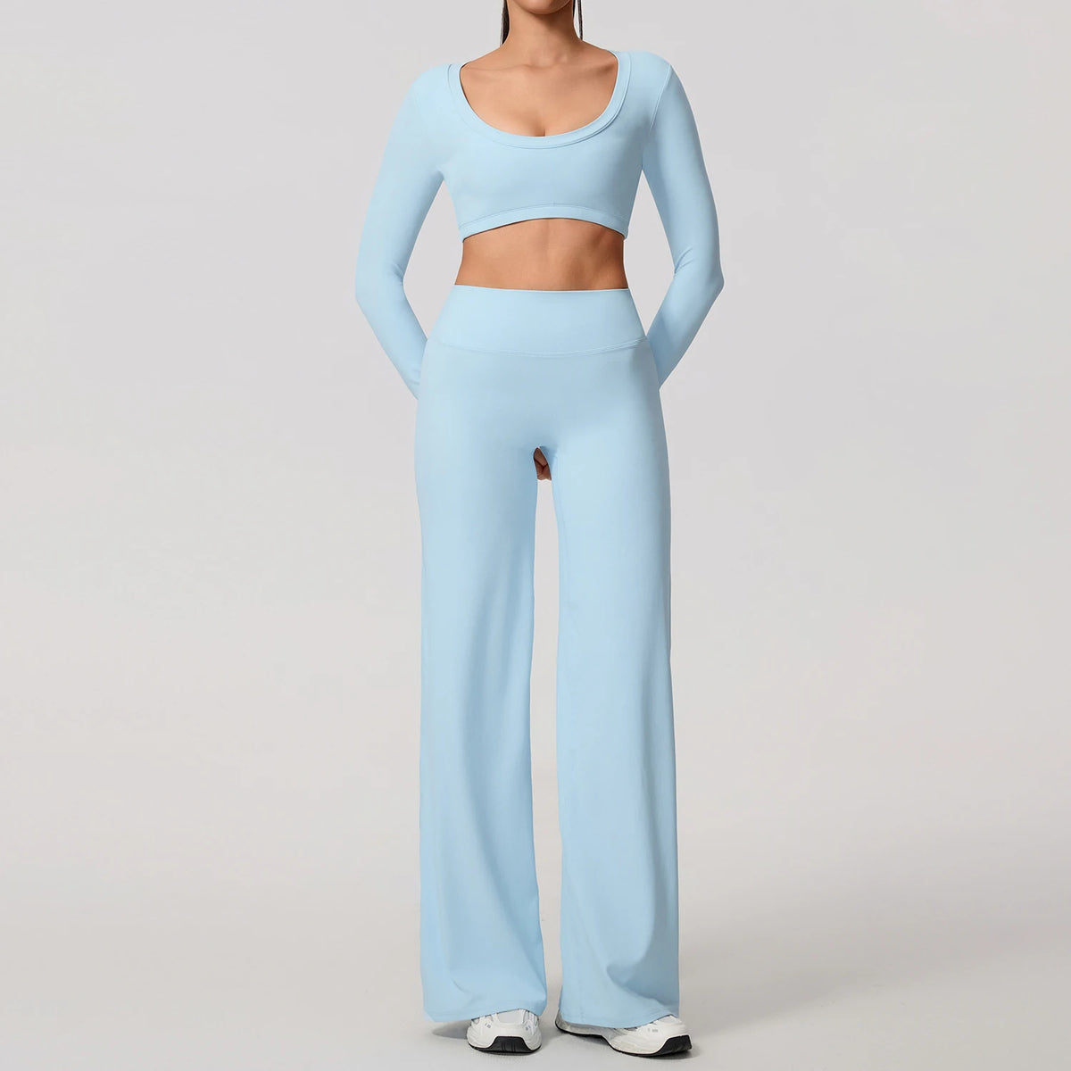 Yoga Top & Flared leggings