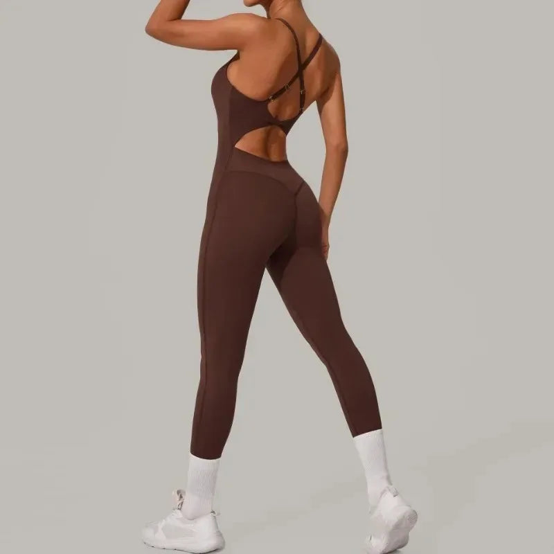 Heart-Shape Yoga Jumpsuits