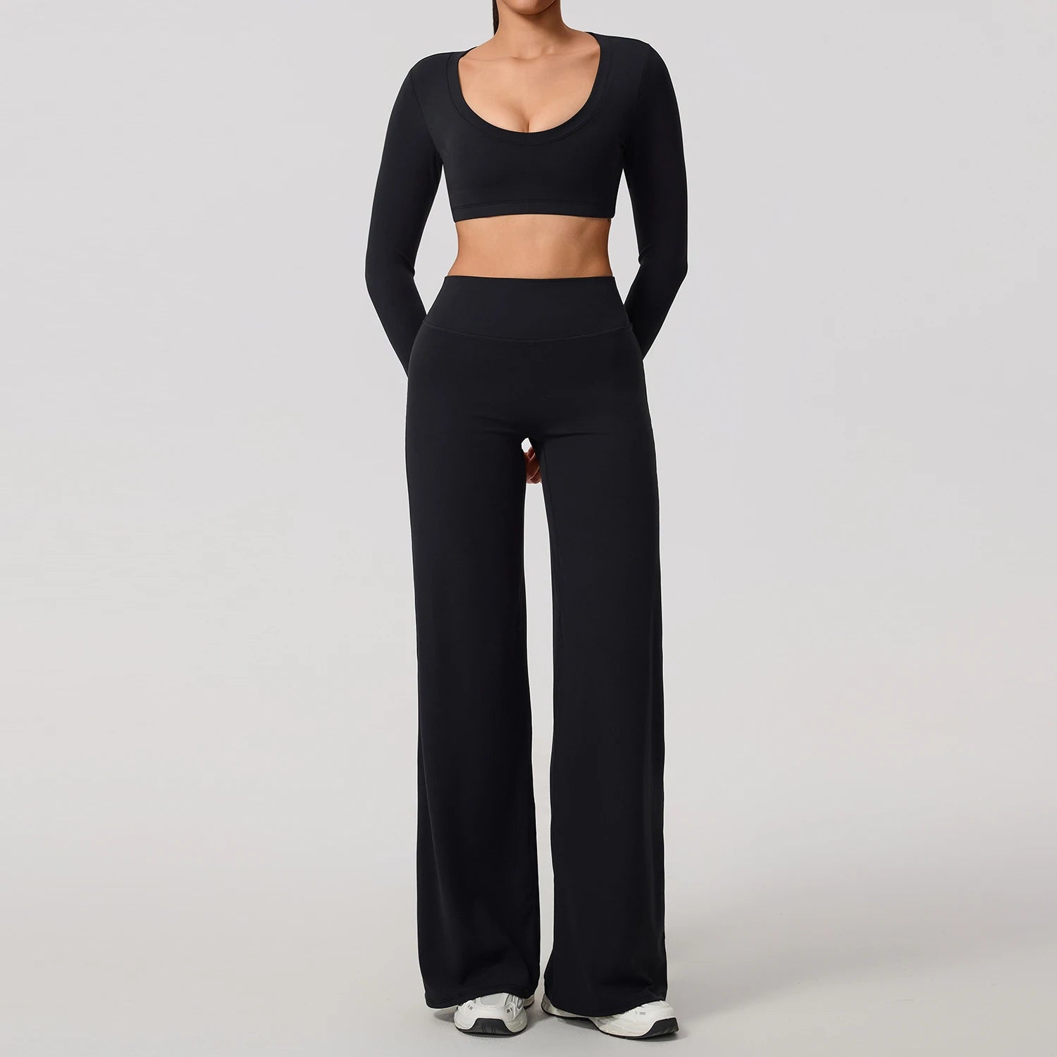 Yoga Top & Flared leggings