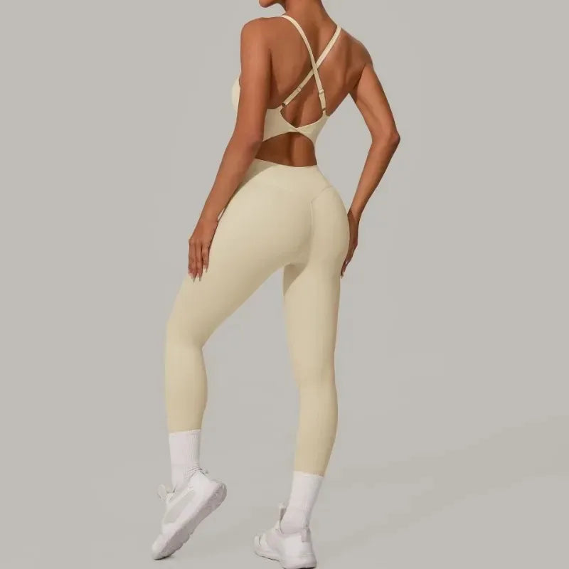 Heart-Shape Yoga Jumpsuits
