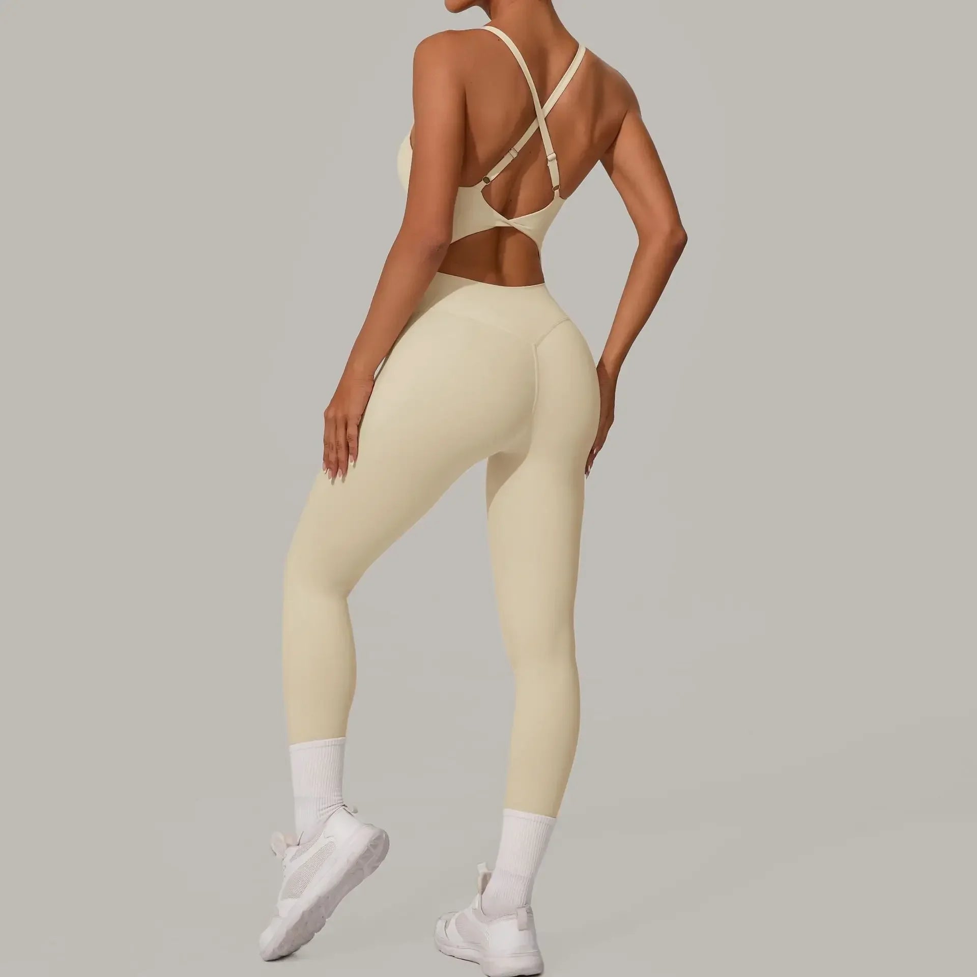 Heart-Shape Yoga Jumpsuits