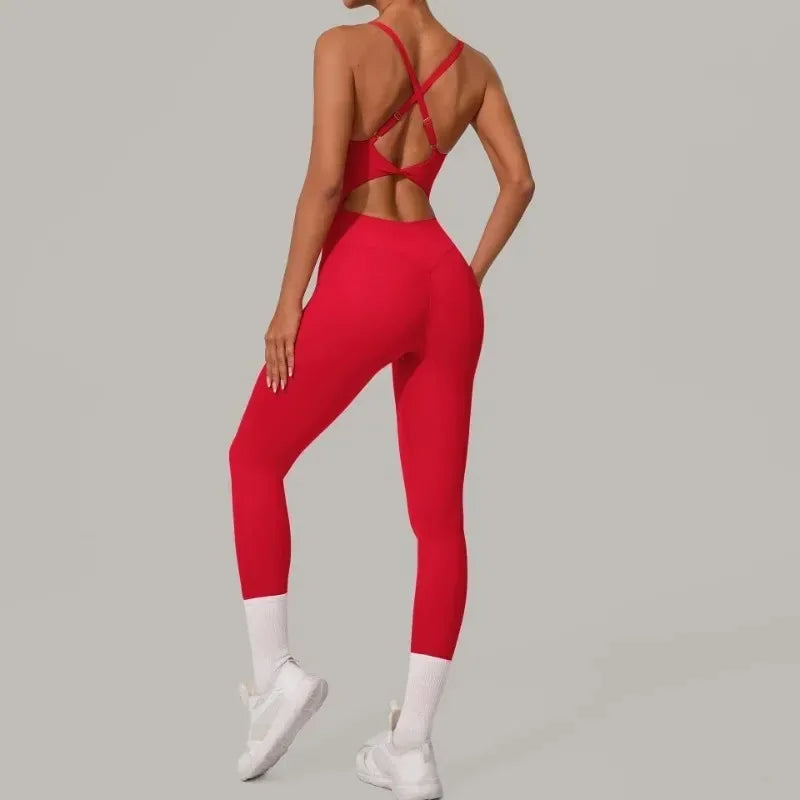 Heart-Shape Yoga Jumpsuits