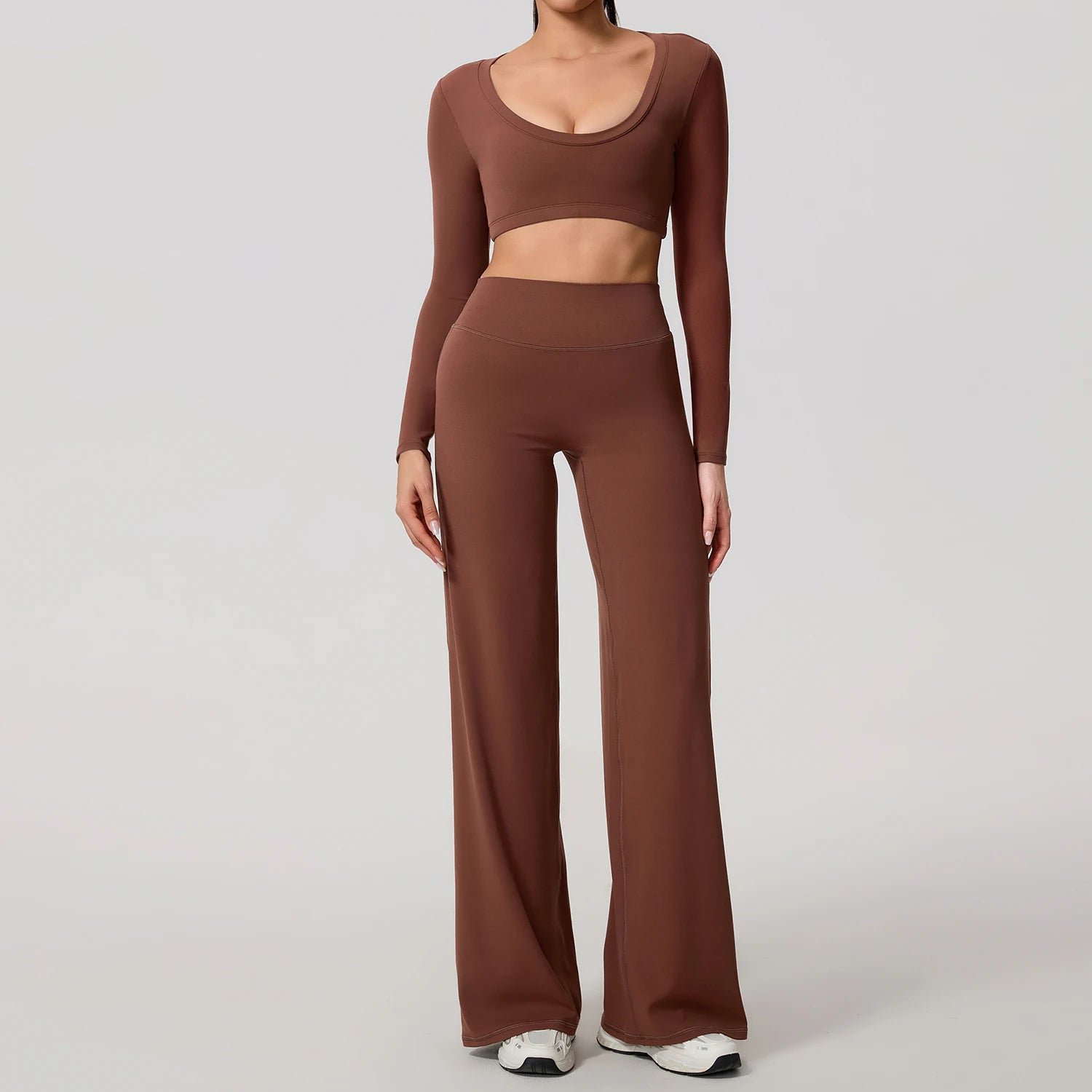 Yoga Top & Flared leggings