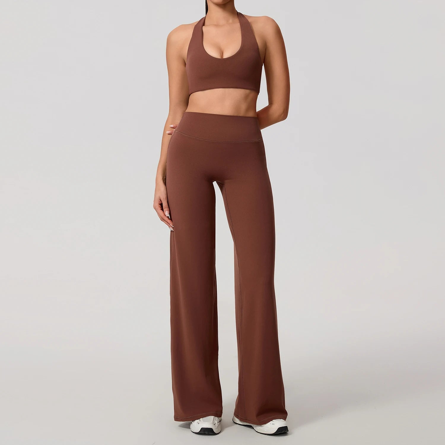 Yoga Top & Flared leggings