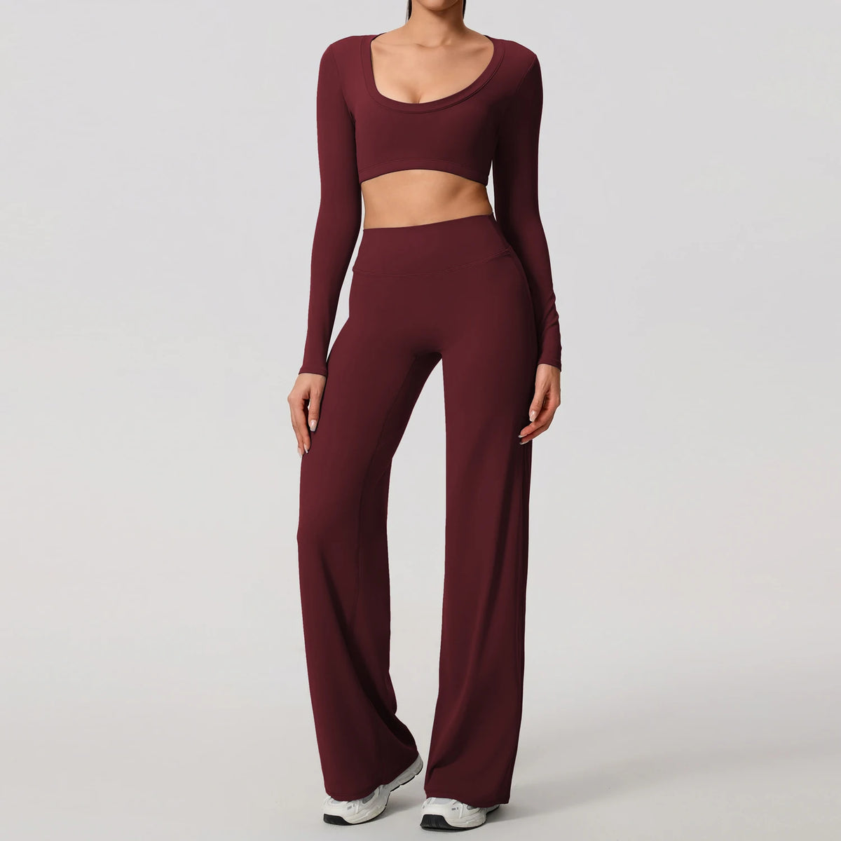 Yoga Top & Flared leggings