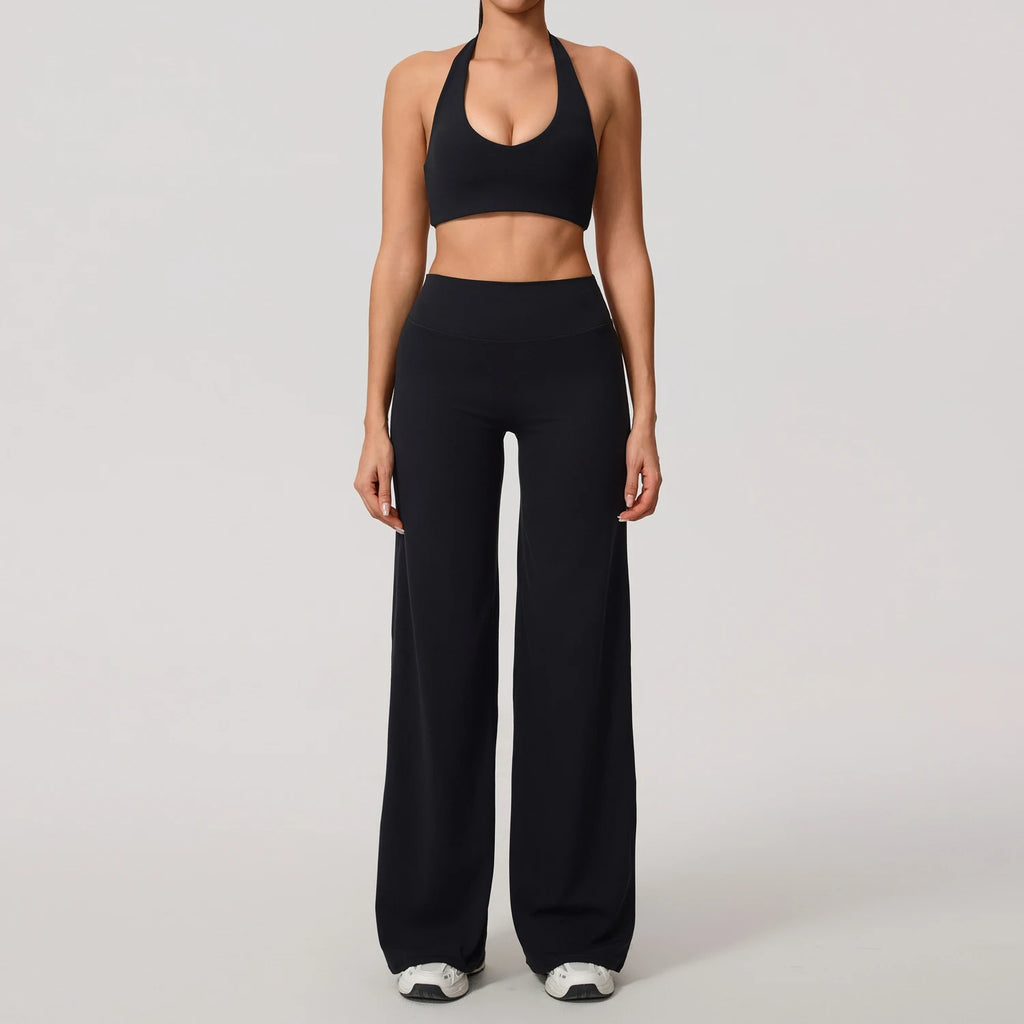 Yoga Top & Flared leggings