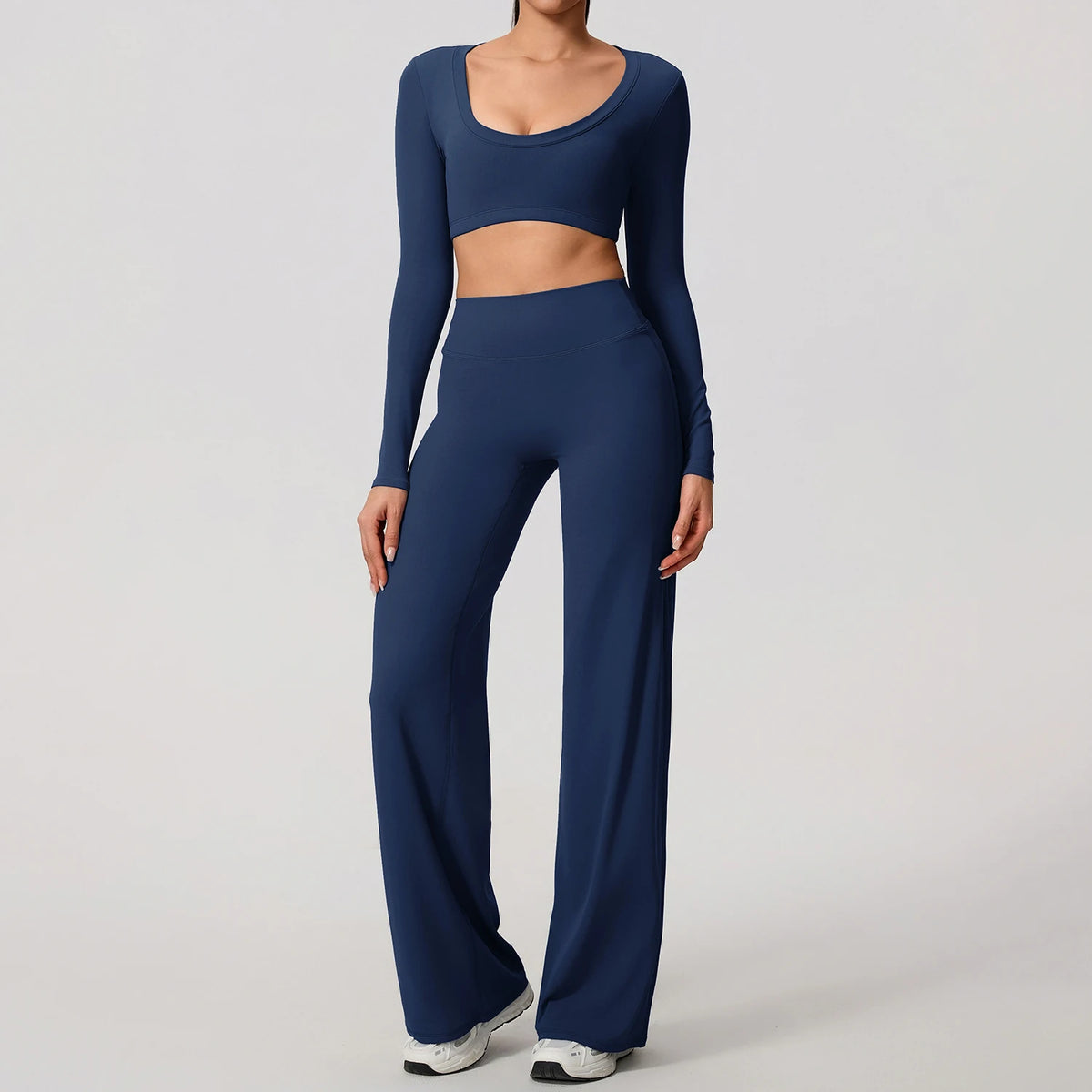 Yoga Top & Flared leggings