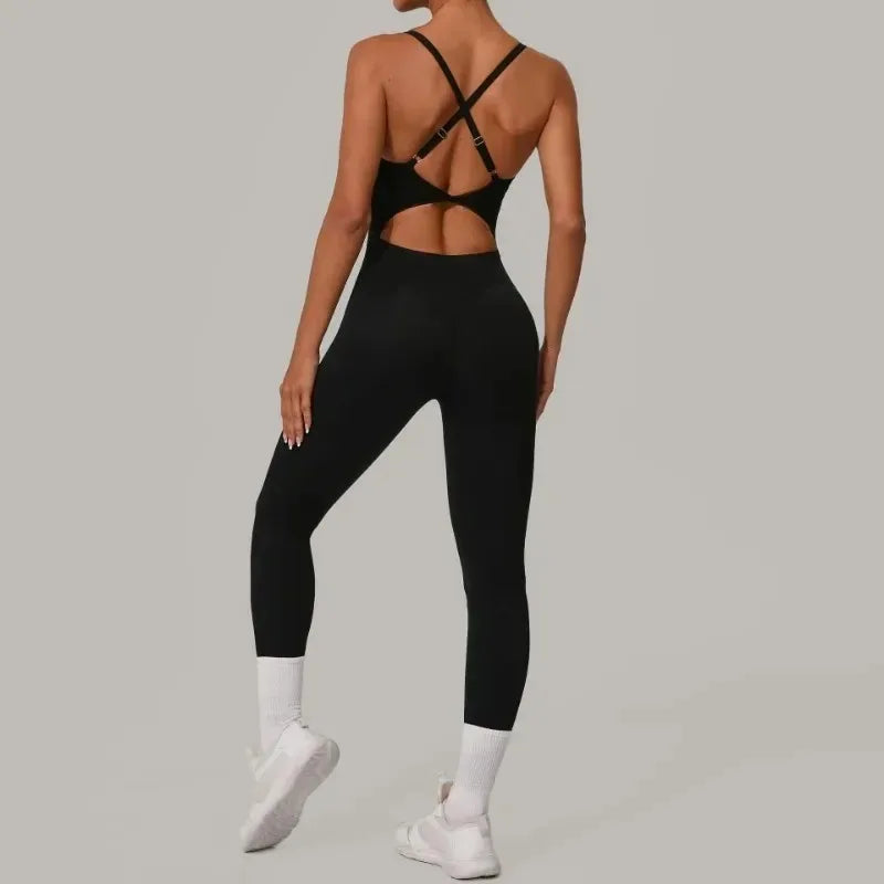Heart-Shape Yoga Jumpsuits