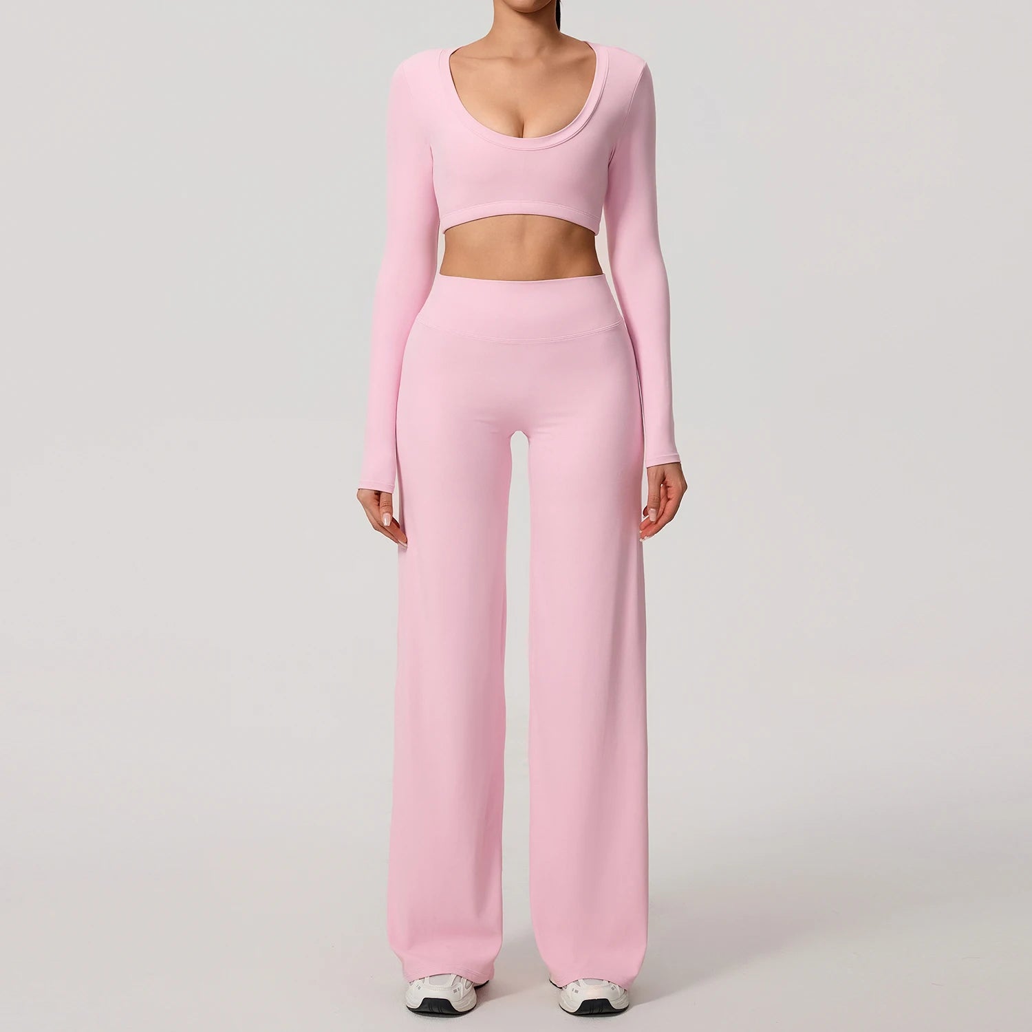 Yoga Top & Flared leggings
