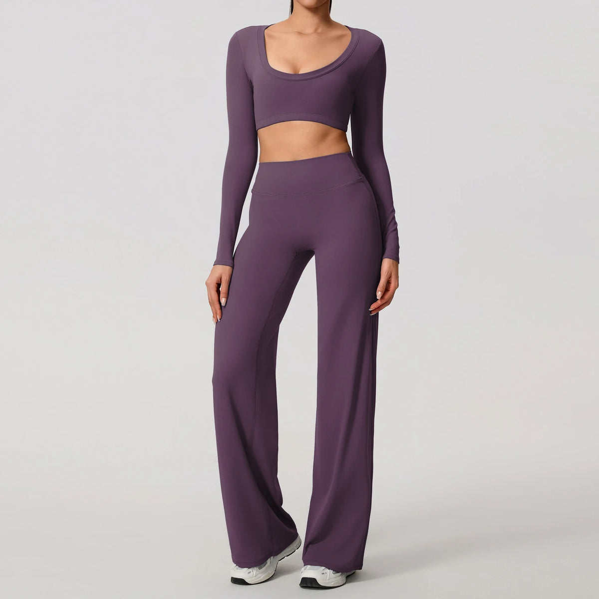 Yoga Top & Flared leggings