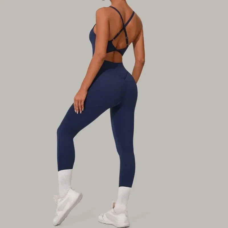 Heart-Shape Yoga Jumpsuits