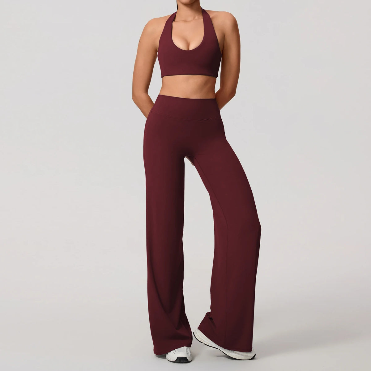 Yoga Top & Flared leggings